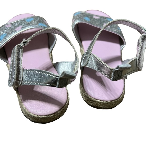 Carter’s sandals girl heart glitter size 11 - Picture 6 of 10